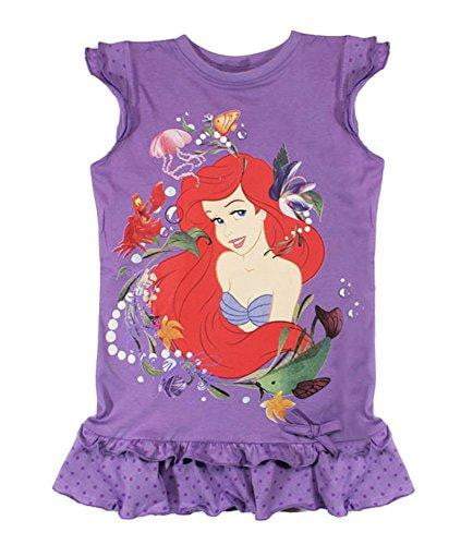 Disney Princess Ariel Girls Tunic Top Vest Mermaid - Super Heroes Warehouse